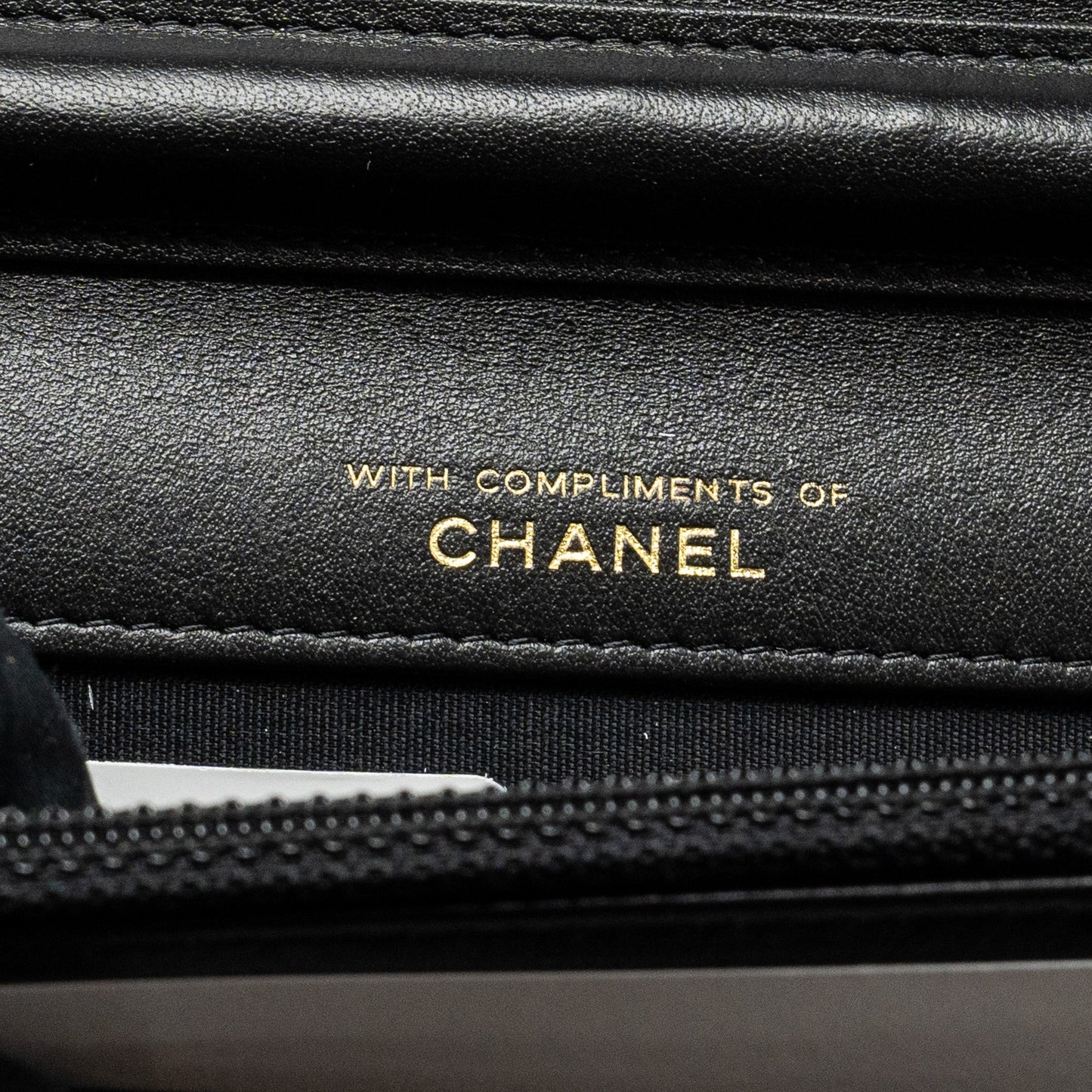 Chanel Quilted Wallet on Chain Shiny Calfskin Black GHW (microchip)