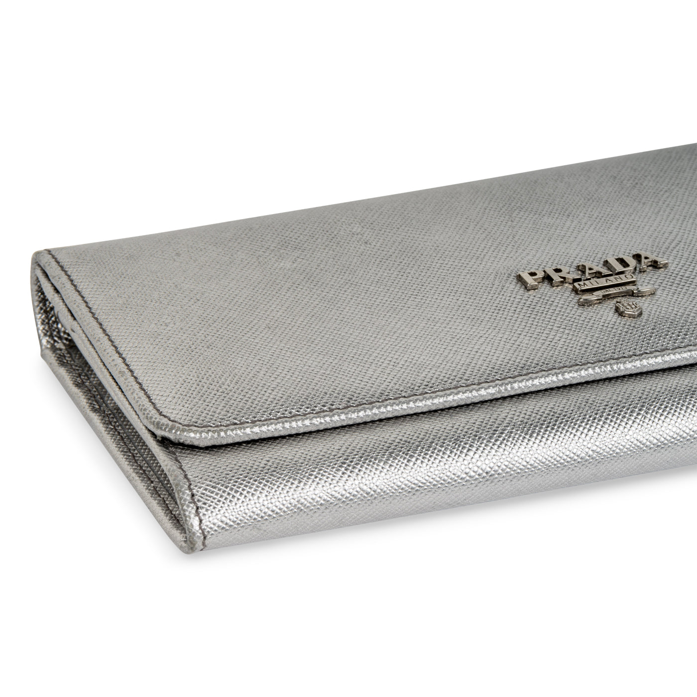 Metallic Saffiano Wallet