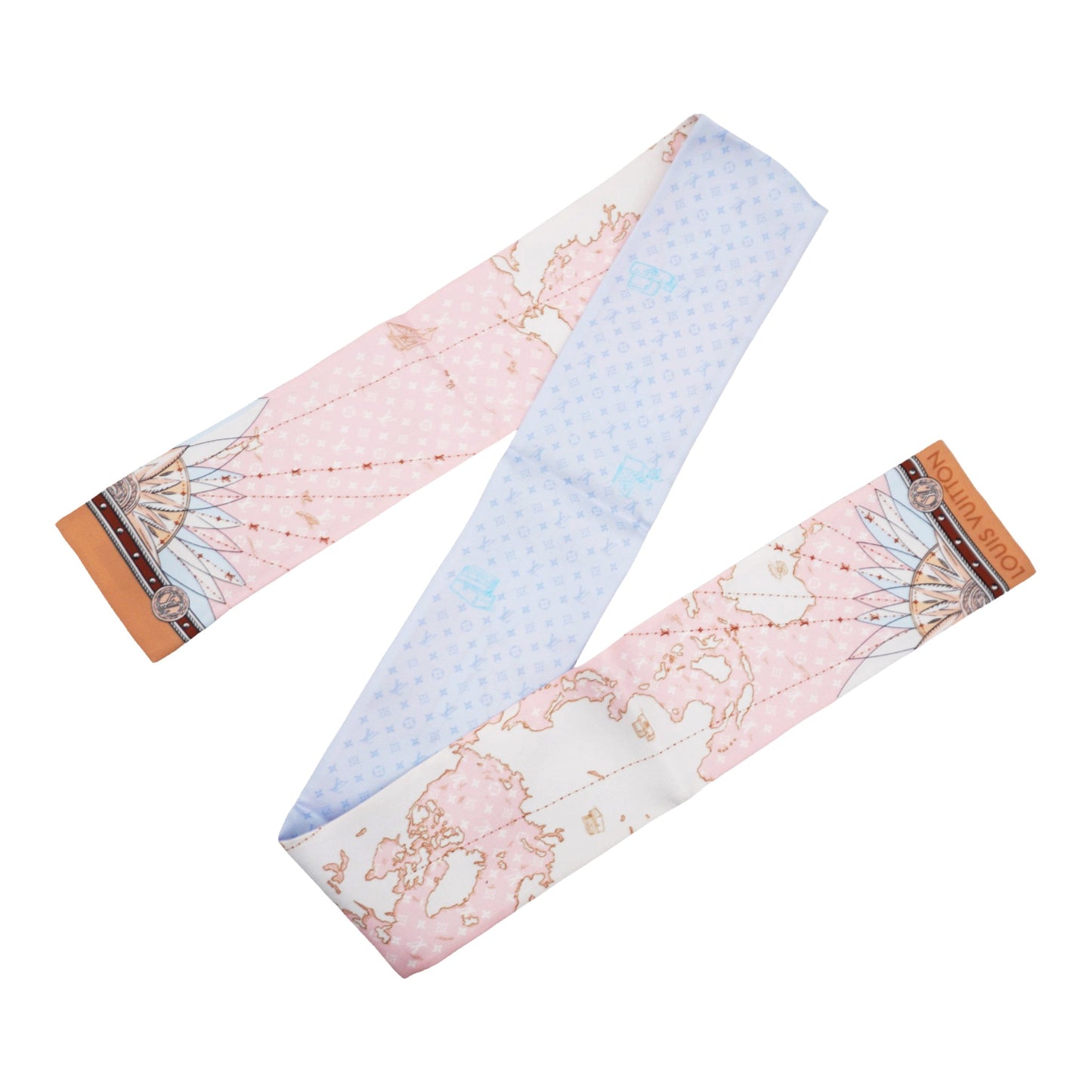 Louis-vuitton Map Bandeau Pink