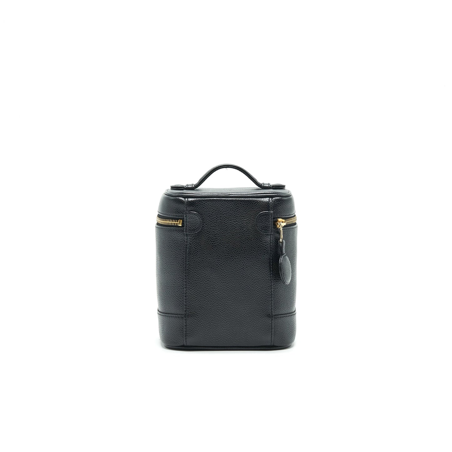 Chanel Vintage Vanity Case Caviar Black GHW