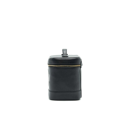 Chanel Vintage Vanity Case Caviar Black GHW