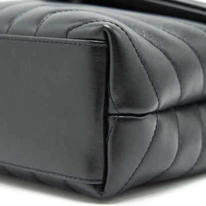 Saint Laurent Small Loulou Bag Black SHW