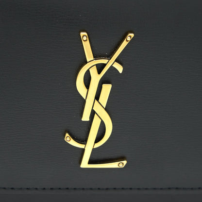 Saint Laurrnt Sunset Chain Wallet Black GHW