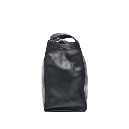 Balenciaga Kitten Print Leather Tote Bag
