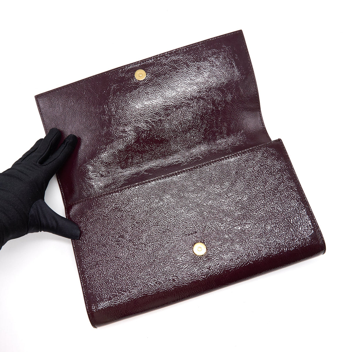 YSL Patent Leather Clutch