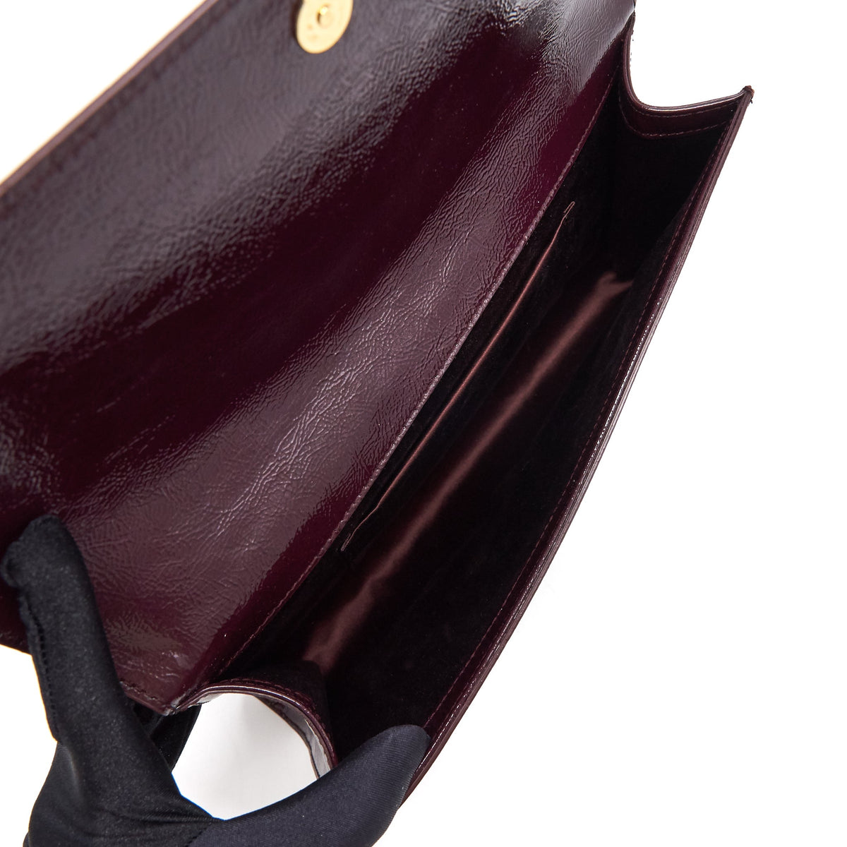 YSL Patent Leather Clutch
