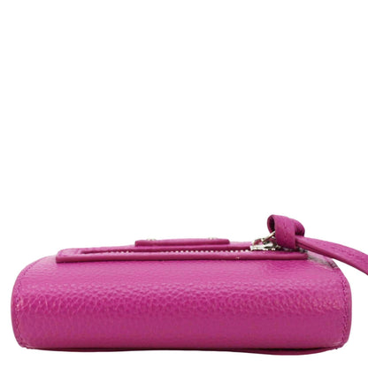 Balenciaga Neo Classic Mini Leather Wallet Pink