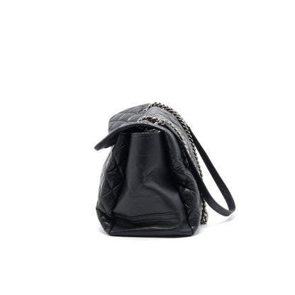 Chanel Calfskin Flap Bag Black