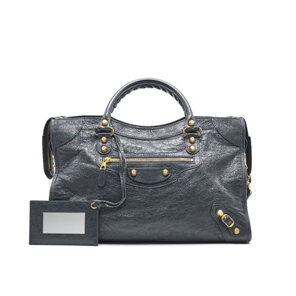 Balenciaga Giant City Olive Grey GHW