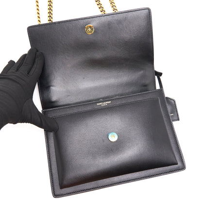 SAINT LAURENT /YSL SUNSET BLACK GOLD HARDWARE