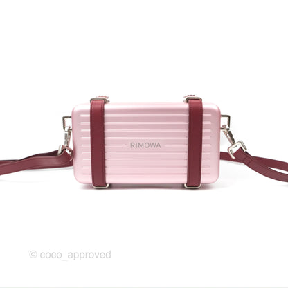 Dior x Rimowa Aluminum Personal Clutch Rose
