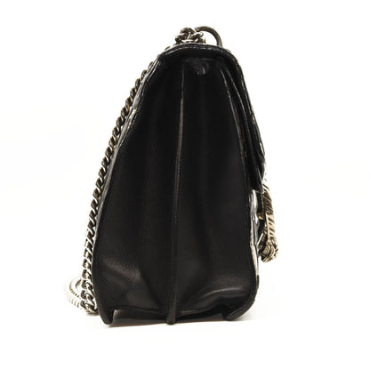 Gucci Dionysus Shoulder Bag GG Supreme Arabesque Medium Black/Beige