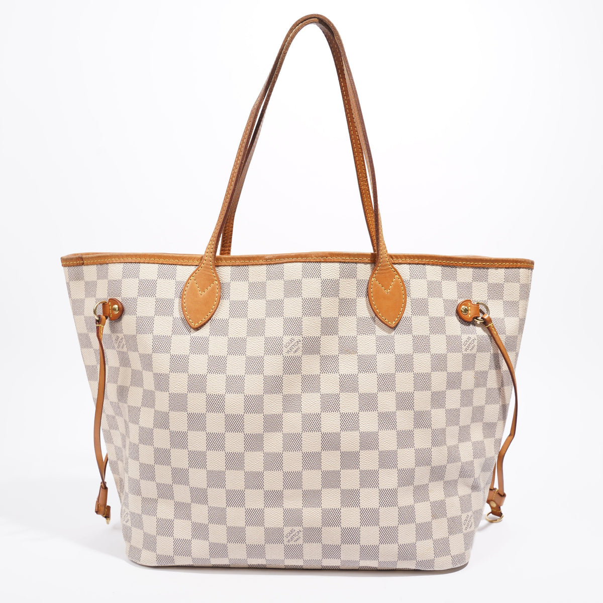 Louis Vuitton Neverfull MM Damier Azur Coated Canvas