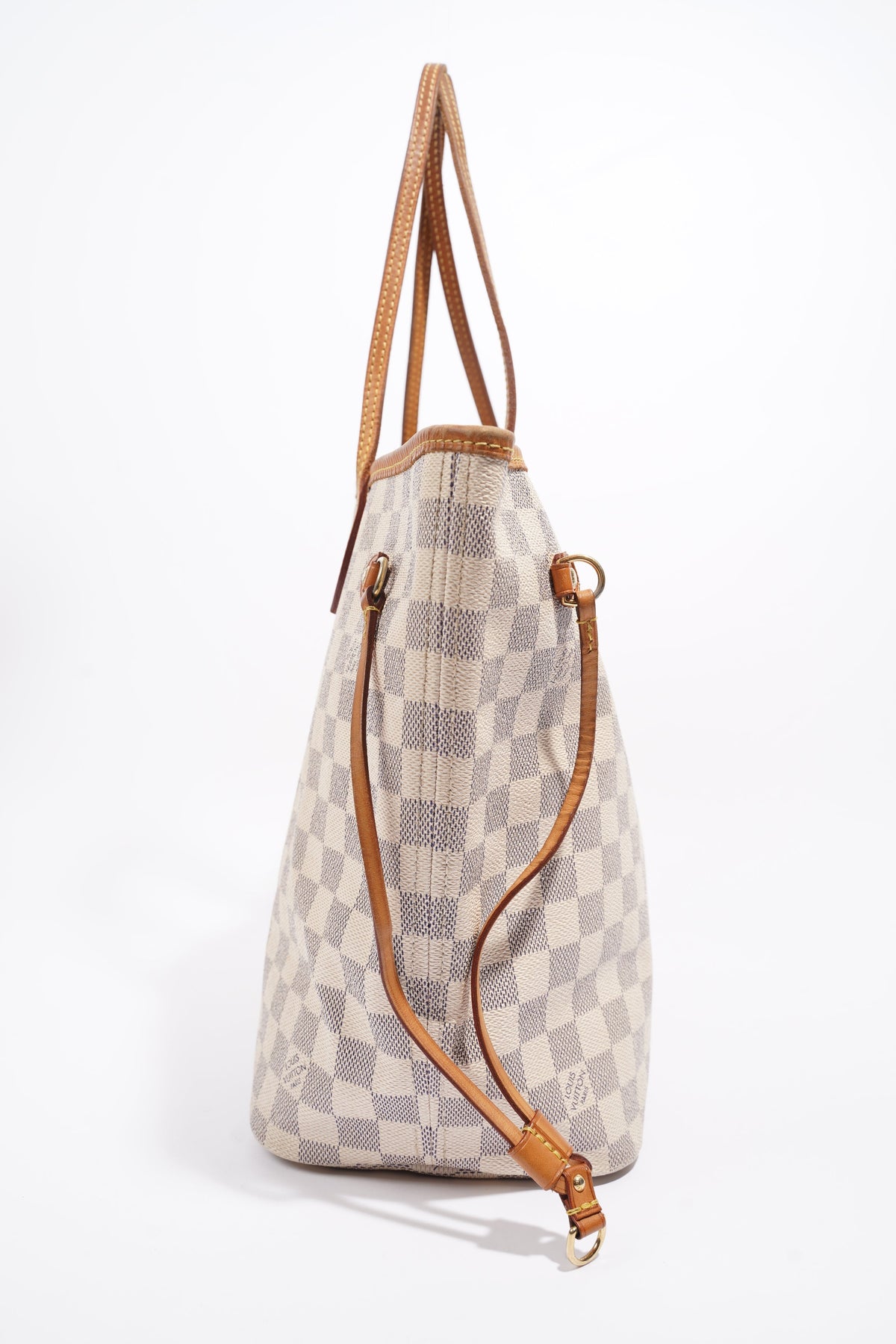 Louis Vuitton Neverfull MM Damier Azur Coated Canvas