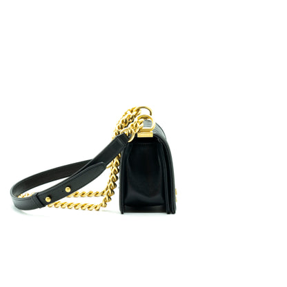 Chanel Small Leboy Cavier Black GHW