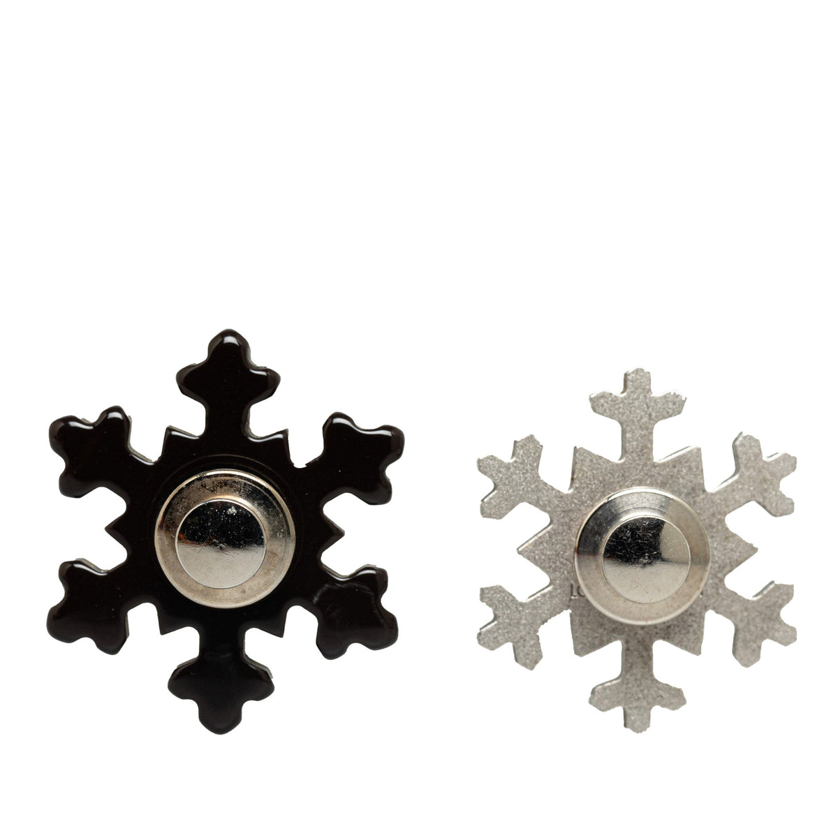 Silver Louis Vuitton Snowflake Brooch