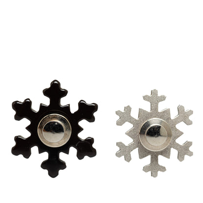 Silver Louis Vuitton Snowflake Brooch