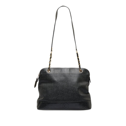 Chanel Triple CC Caviar Shoulder Bag