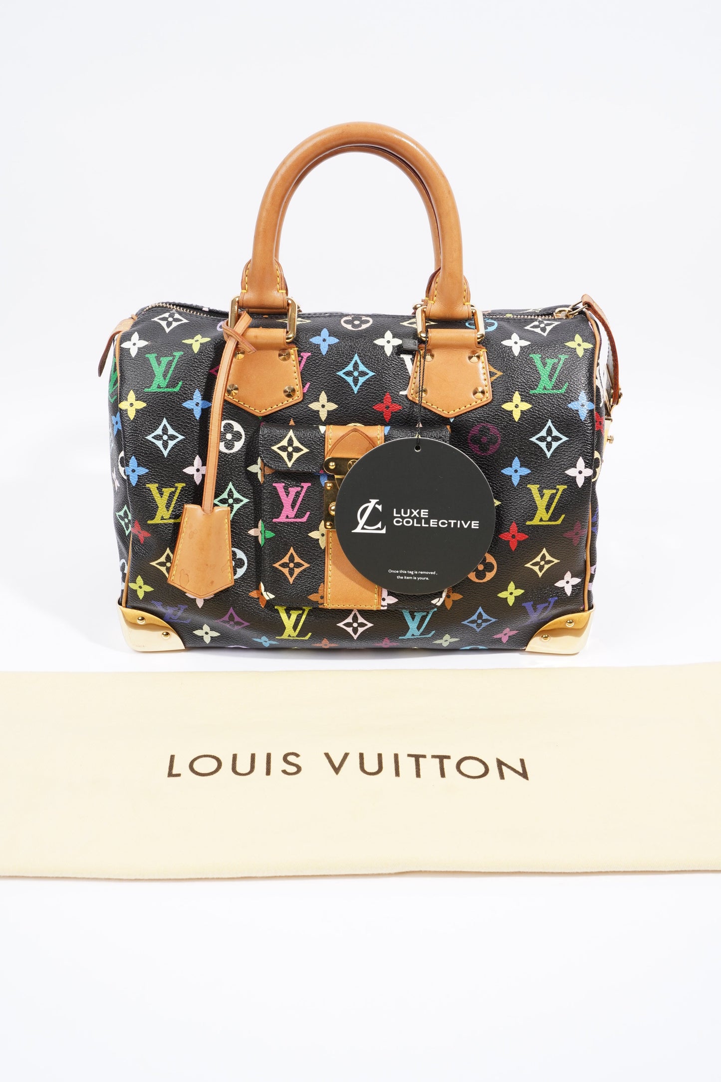 Louis Vuitton Takashi Murakami Speedy 30 Multicoloured Monogram Coated Canvas