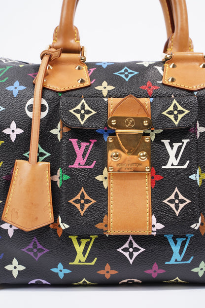 Louis Vuitton Takashi Murakami Speedy 30 Multicoloured Monogram Coated Canvas