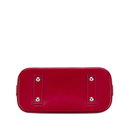 Red Louis Vuitton Epi Alma BB Satchel
