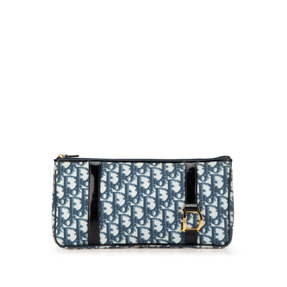 Oblique Canvas Clutch