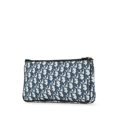 Oblique Canvas Clutch