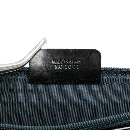 Oblique Canvas Clutch