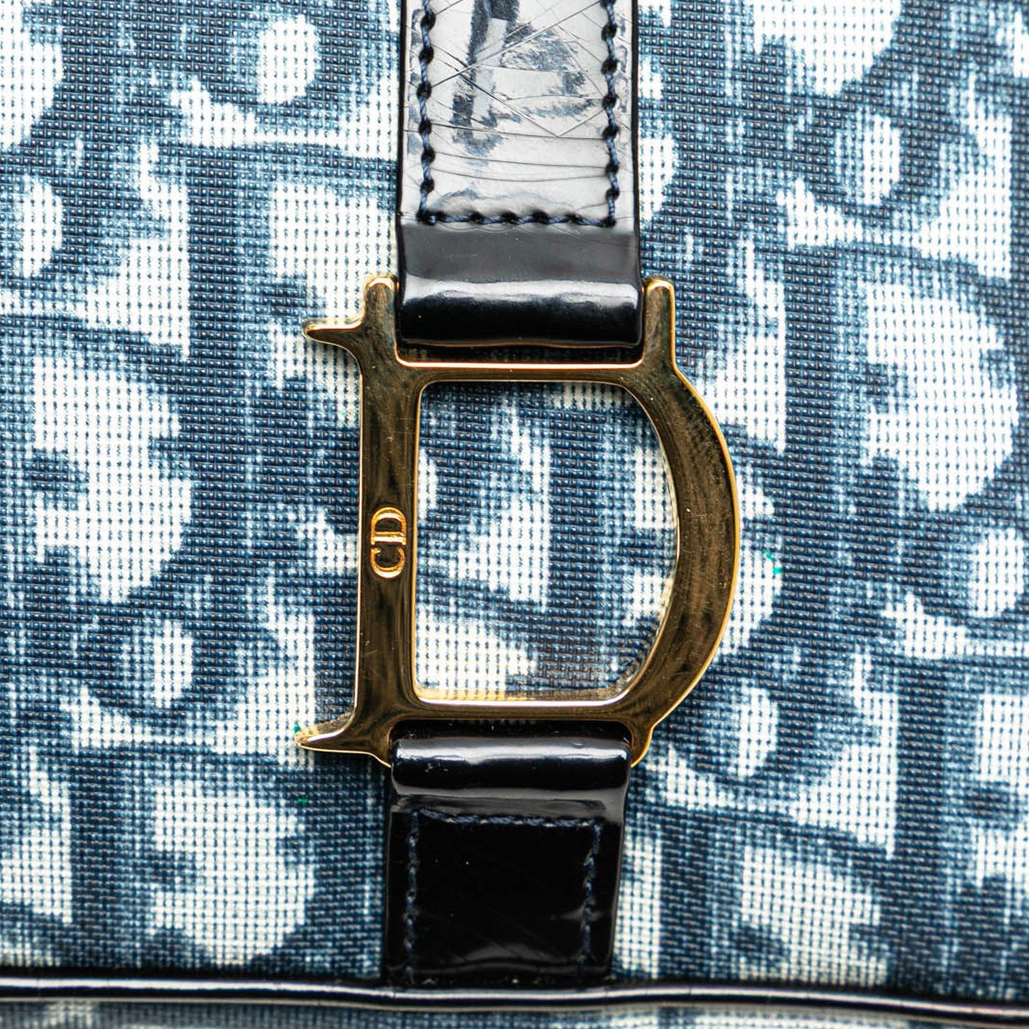 Oblique Canvas Clutch