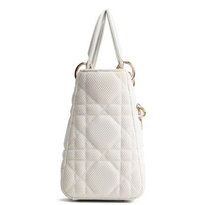 CHRISTIAN DIOR Mesh Quilt Medium Lady Dior- OUTLET FINAL SALE