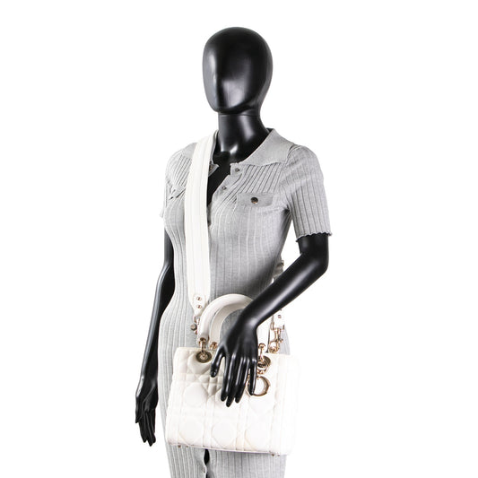 CHRISTIAN DIOR Mesh Quilt Medium Lady Dior- OUTLET FINAL SALE