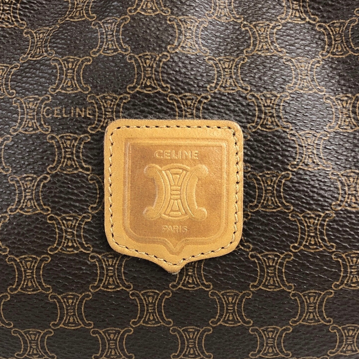 CELINE  Pouch Brown Vintage vhy7wu