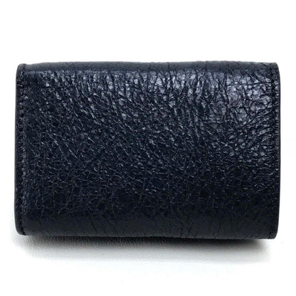 BALENCIAGA Trifold wallet 477455 leather gray Classic mini wallet Women