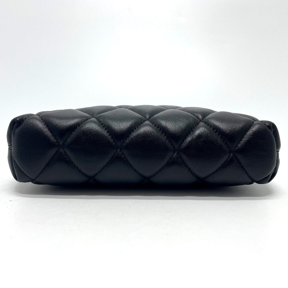 BALENCIAGA Shoulder Bag 600325 leather black logo Camera bag Women