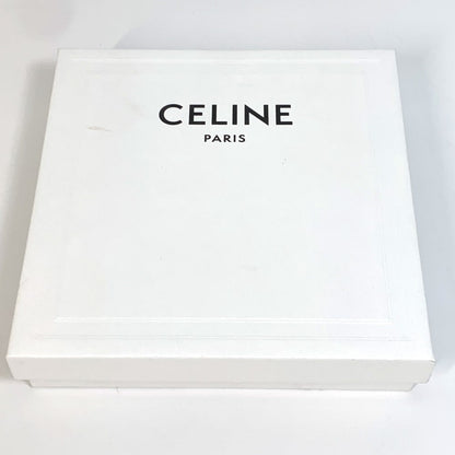 CELINE Folded wallet 10C873DME leather black logo Bi-fold wallet Women Secondhand