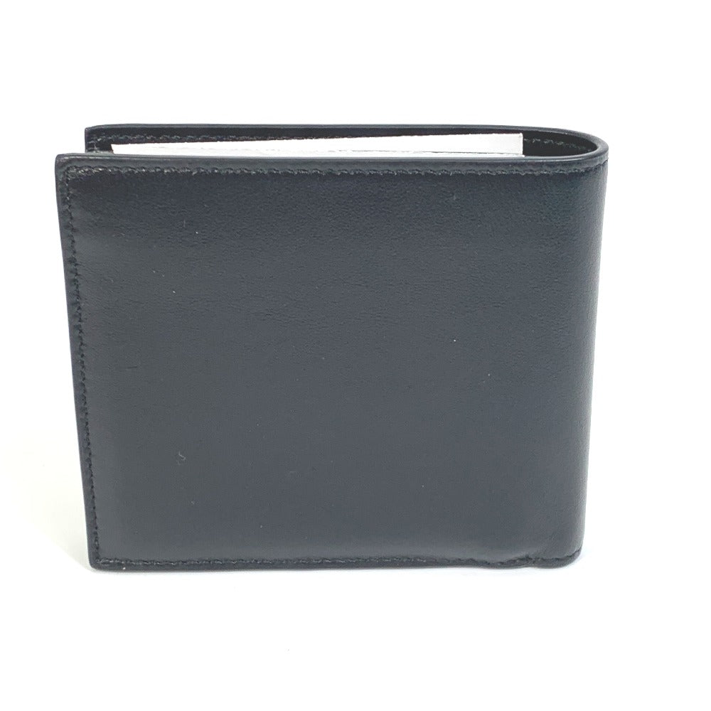 CELINE Folded wallet 10C873DME leather black logo Bi-fold wallet Women Secondhand