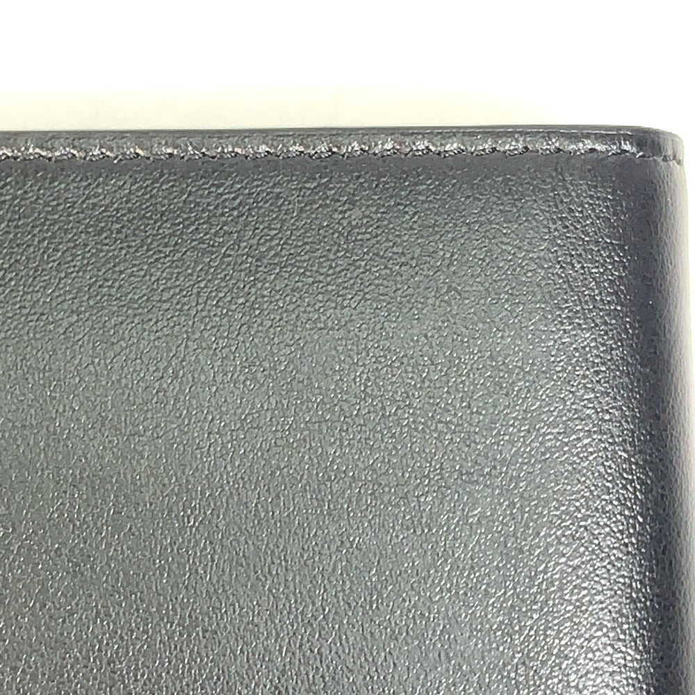 CELINE Folded wallet 10C873DME leather black logo Bi-fold wallet Women Secondhand