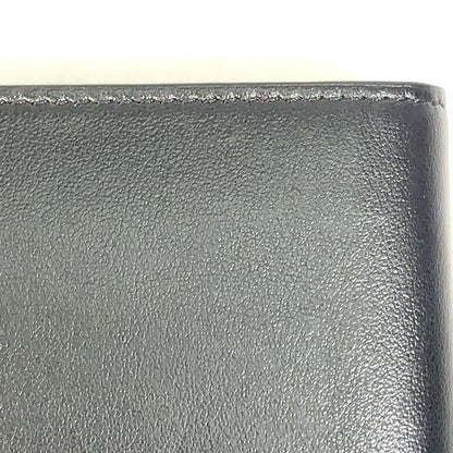 CELINE Folded wallet 10C873DME leather black logo Bi-fold wallet Women Secondhand