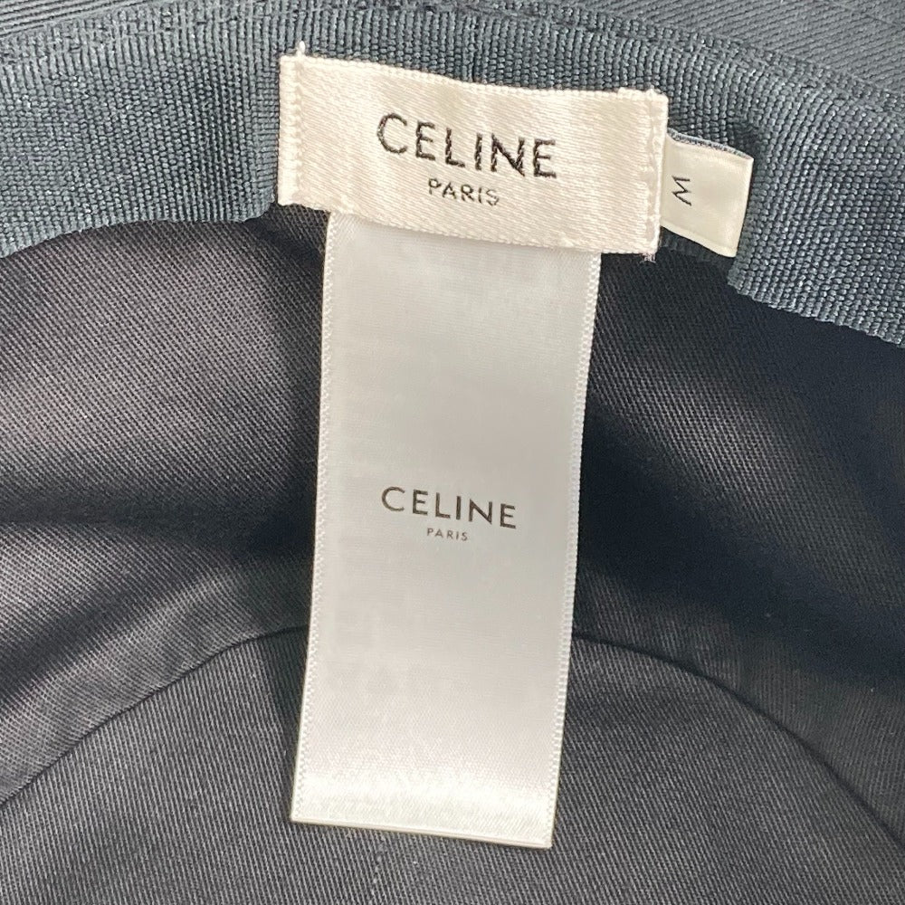 CELINE hat 2AUO1968P cotton/sequins black Embroidered gradient sequin Bucket Women M Secondhand