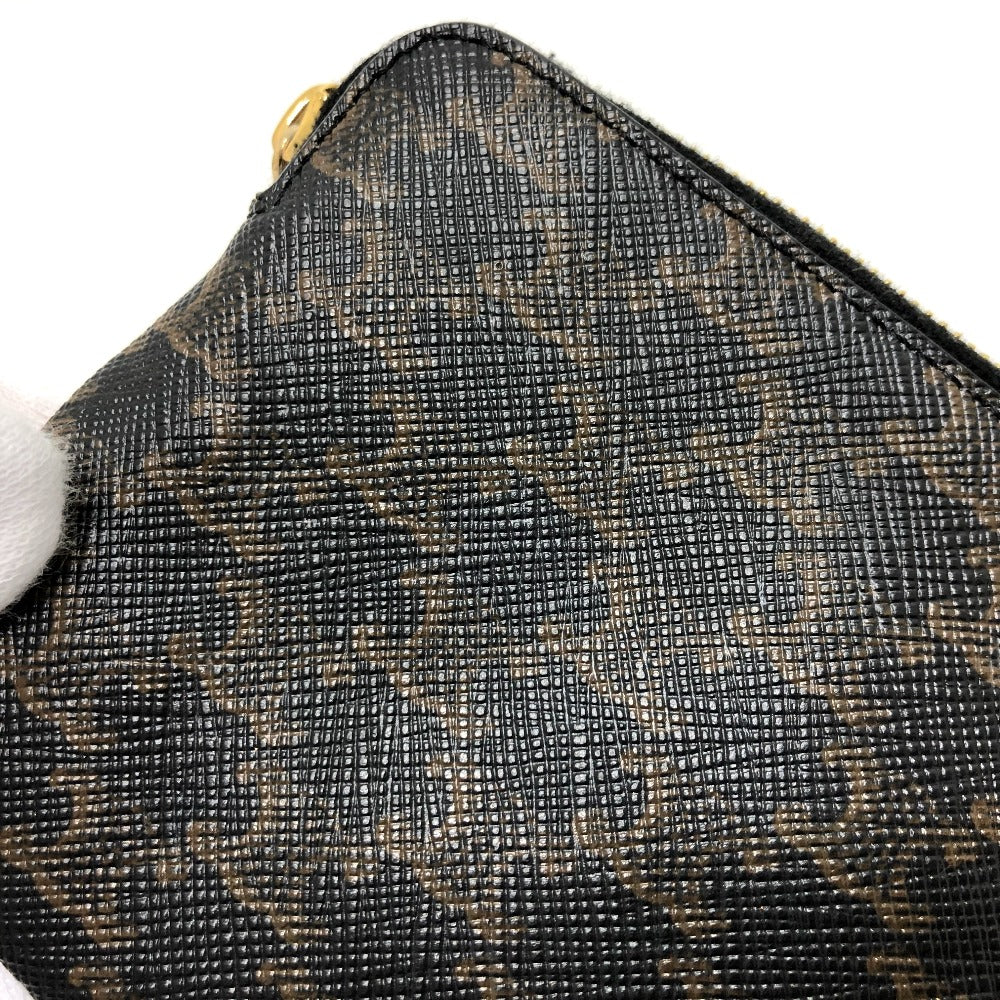CELINE Coin case 10C662CA2 PVC / Leather Brown Triomphe Women Secondhand