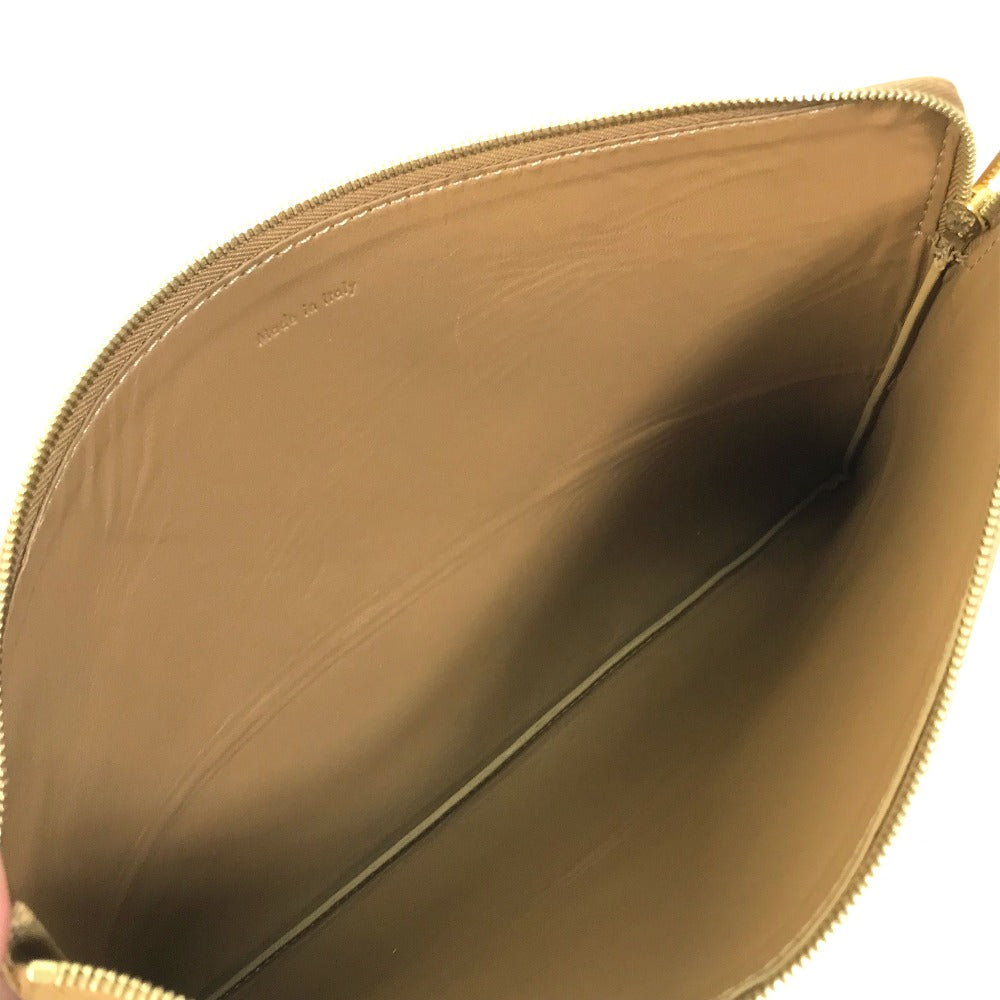 CELINE Clutch bag 100093HTM leather Brown Two-tone By color Women Used