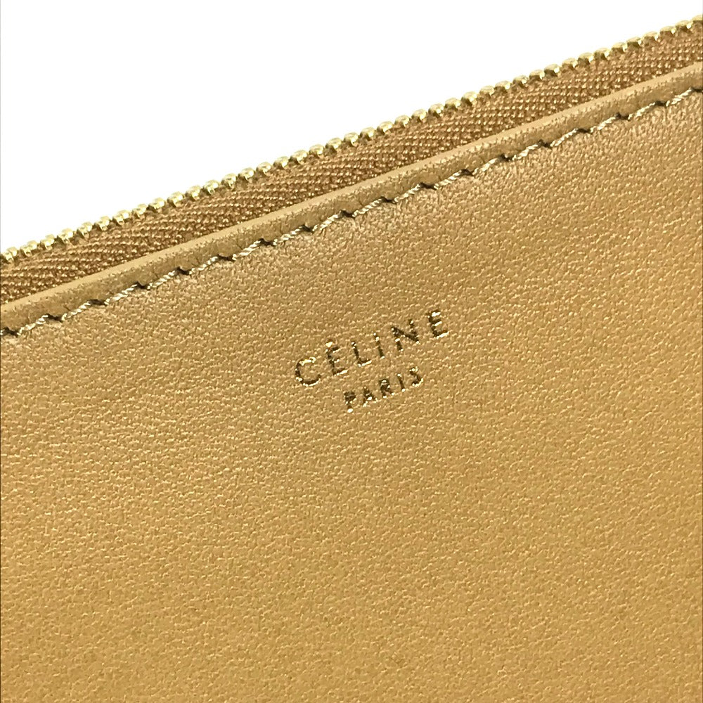 CELINE Clutch bag 100093HTM leather Brown Two-tone By color Women Used