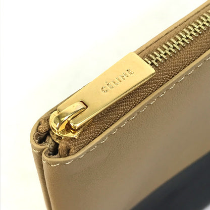CELINE Clutch bag 100093HTM leather Brown Two-tone By color Women Used
