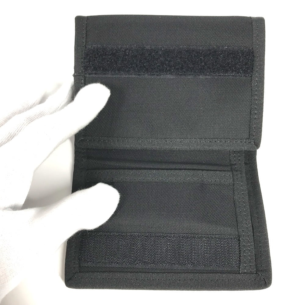 BALENCIAGA Trifold wallet 507481 Nylon black Explorer logo EXPLORER SQUARE COIN WALLET mens