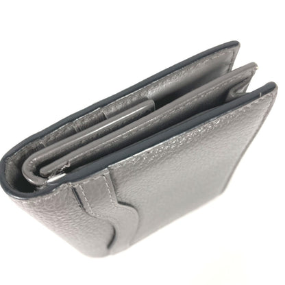 BALENCIAGA Folded wallet 640111 leather gray Neo classic Women