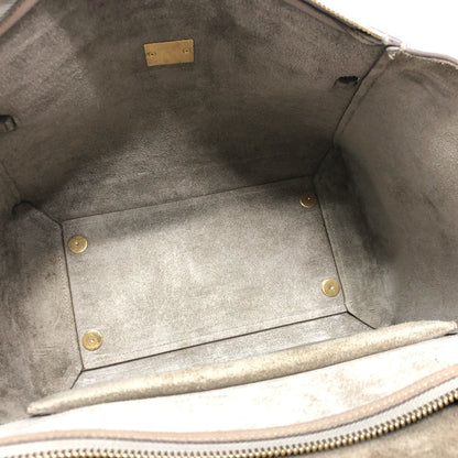 CELINE Handbag leather beige Shoulder Belt bag small Women Used