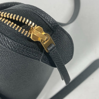 CELINE Handbag leather black Micro Tote Bag Belt bag Women Used