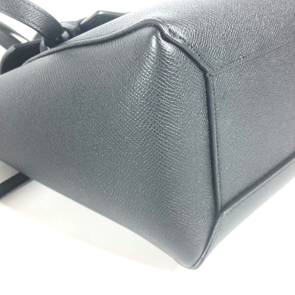CELINE Handbag leather black Micro Tote Bag Belt bag Women Used