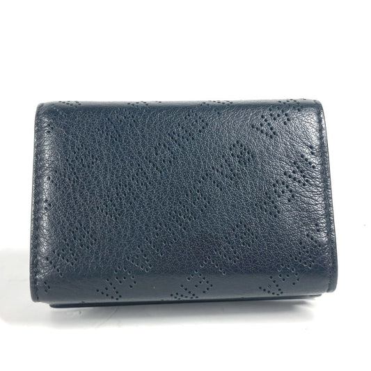 BALENCIAGA Trifold wallet 594312 leather black logo CASH Mini Wallet mens