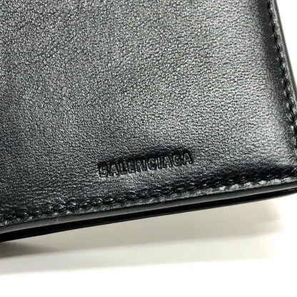 BALENCIAGA Folded wallet 650846 leather black NEOCLASSIC Women